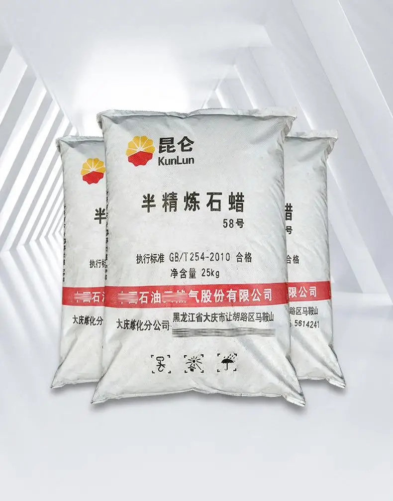 Semi Refined Paraffin wax China Paraffin Candle Wax for Sale