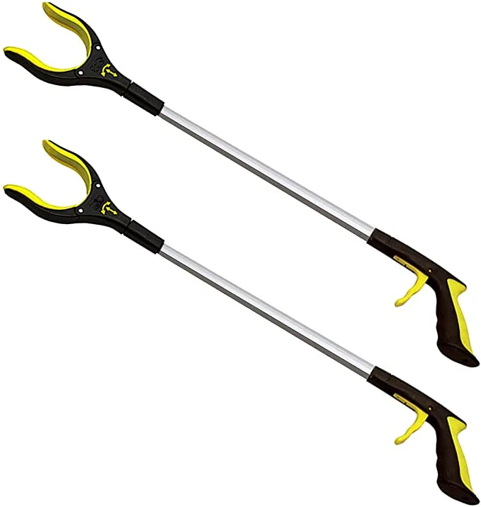 32 Inch Extra Long Grabber Reacher with Rotating Jaw - Mobility Aid Reaching  Tool