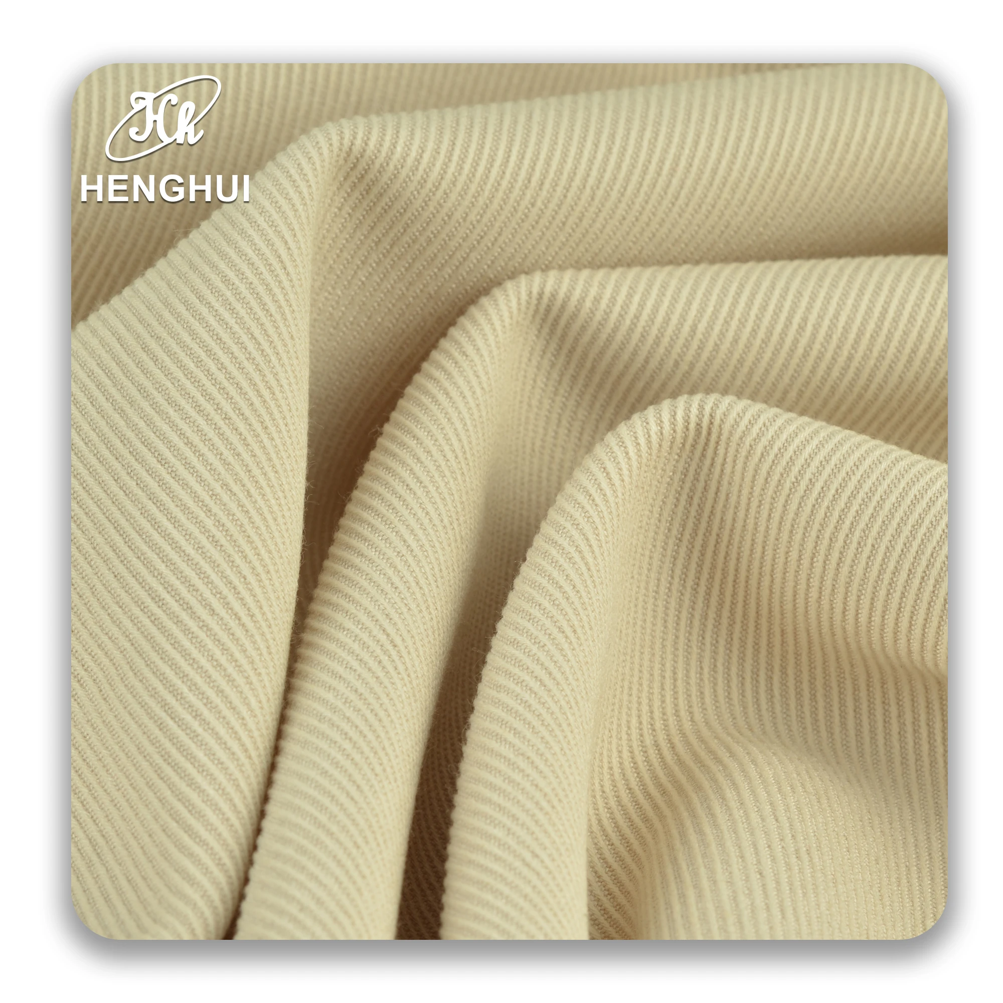 Texture sense stretch TR twill fabric 330g woven suit fabric rough sense fashion dress fabric