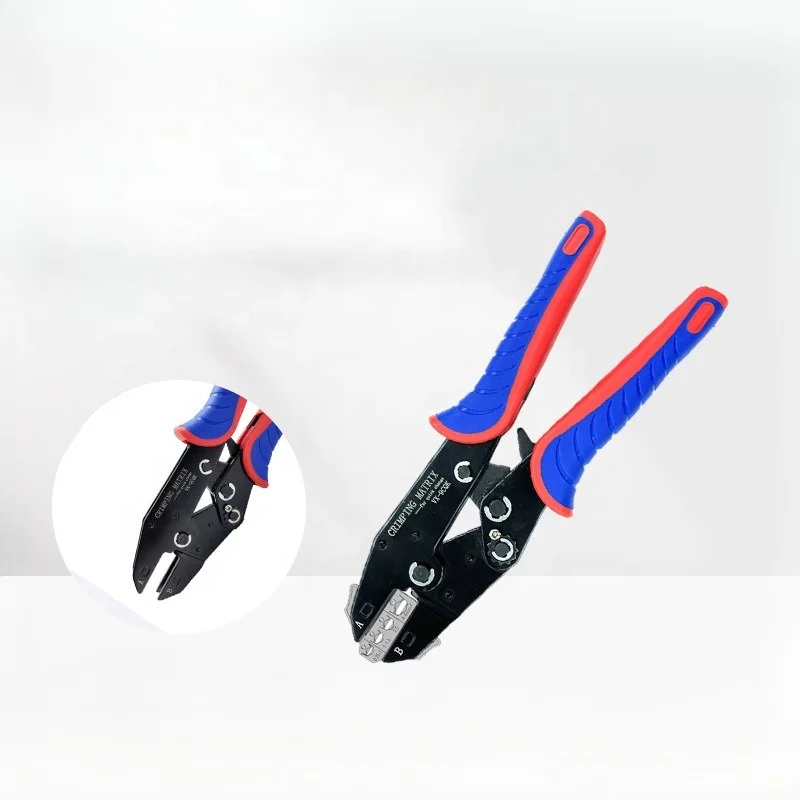 Terminals Crimping Tools VK-10WF 23-7AWG 0.25-10mm2 Automotive Plier Ratcheting Wire Crimper