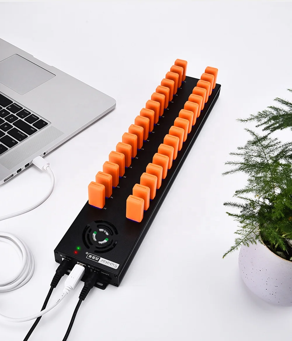 sipolar new design usb por hubs 10/20/30/32 port high speed data usb hub-port With LED Indicator