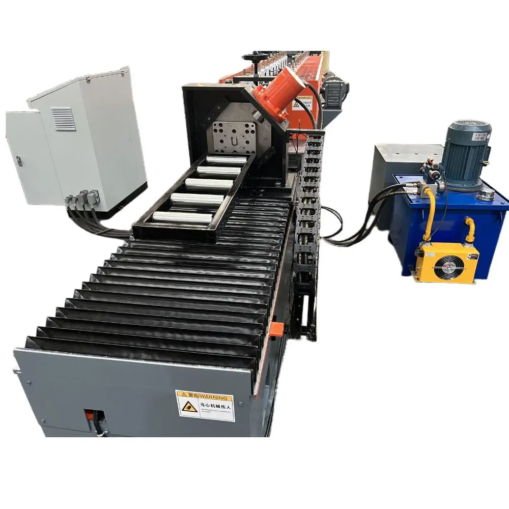 New 0.8mm-2.0mm Thickness GI Steel Reinforcement Profiles Support C U Lip Channel Roll Forming Machine for PVC UPVC Windows