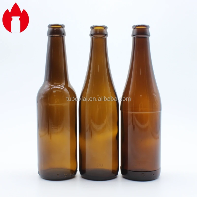 330ml Amber Beer Glass Bottle