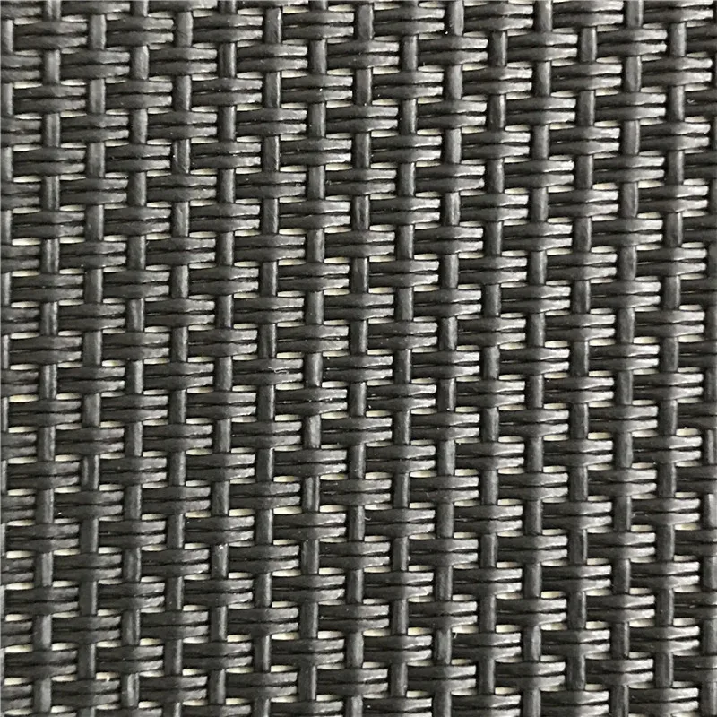 Factory wholesale pvc coated polyester mesh fabric beach chair fabric for swimming pool fence