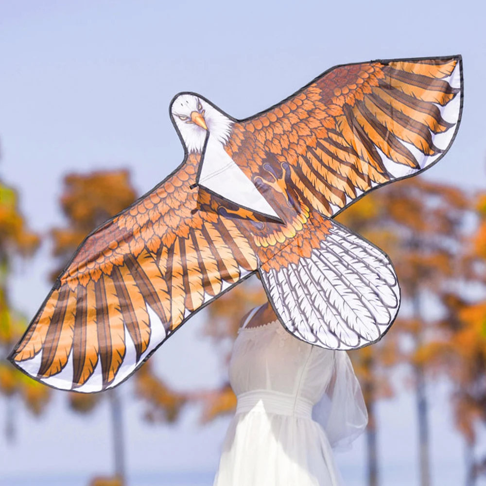 Factory Direct Wholesale Eagle Kite New Design Model Polyester Kite Fiberglass Frame Easy to Fly China OEM Customized Lo