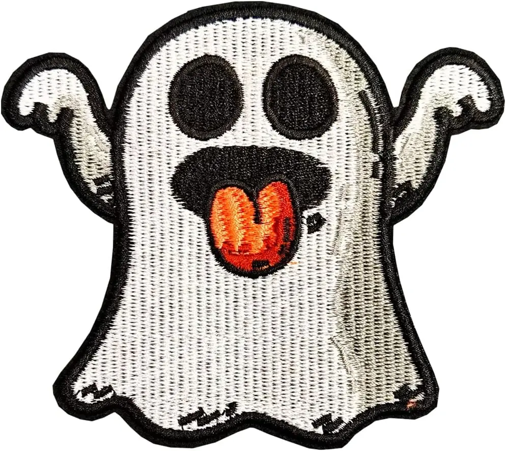 Factory Custom halloween cartoon Clothing cloth Embroidery Iron On Patch For Clothes hats Embroidered Patches