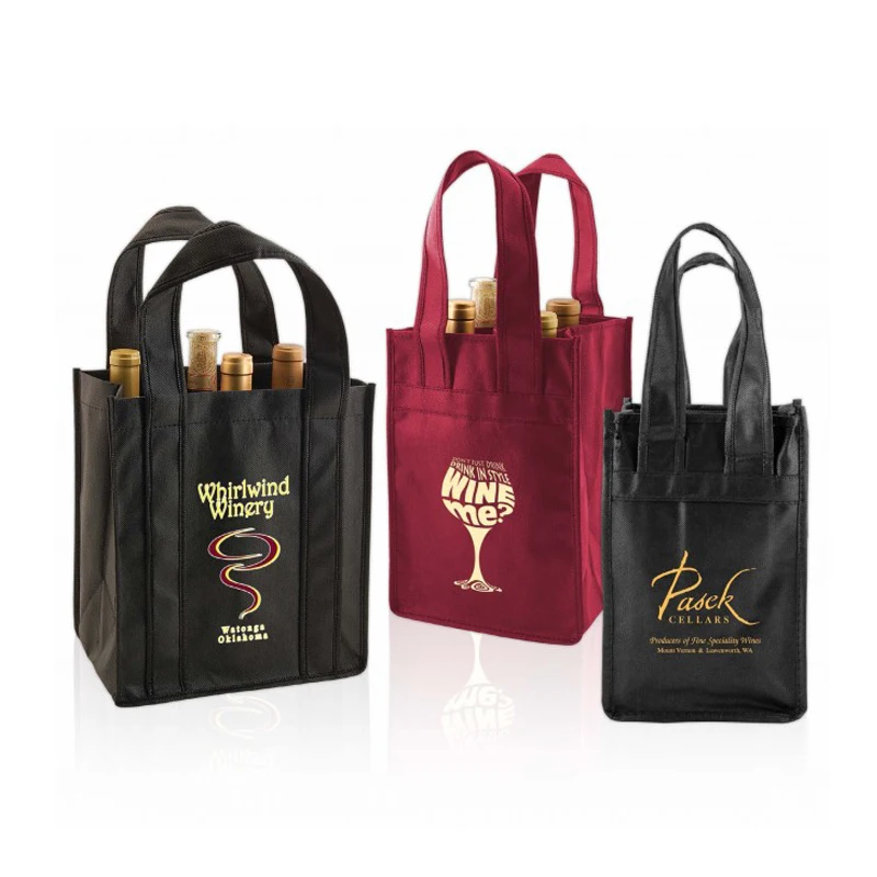 Nonwoven Wine Bag 6 Pack Wine Bag Wine Bottle Bags
