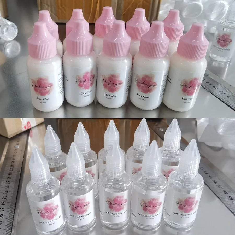 Good Quality True Waterproof Lace Wig Adhesive Clear Glue and Mmelting Spray Custom Private Label Free Strong Hold Wig Lace Glue