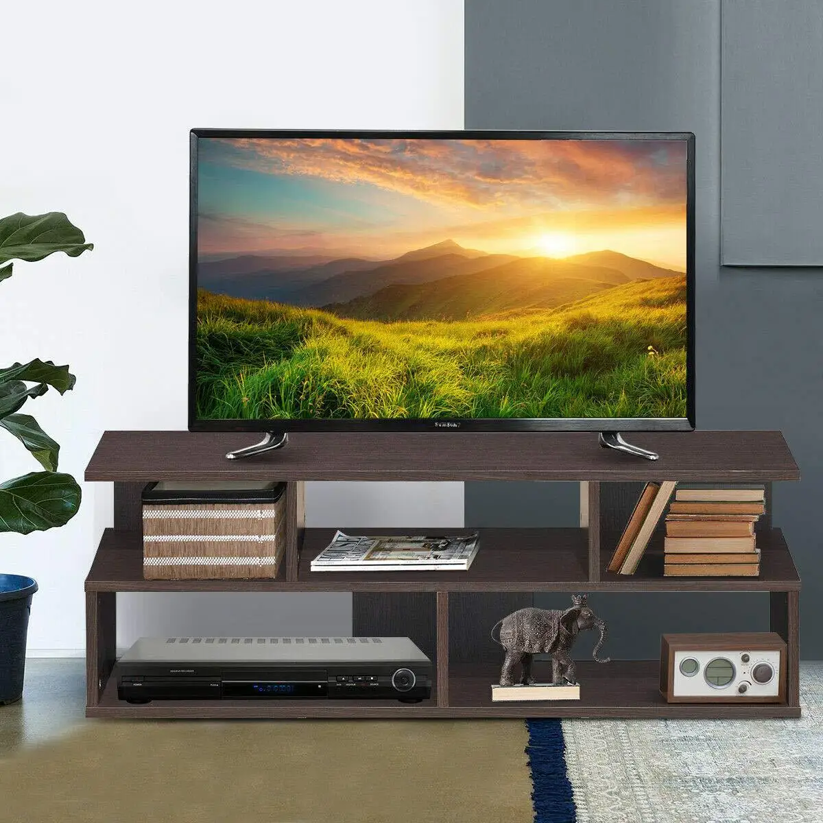 Vekin customized size and color modern cabinet tv stand living room furniture tv stand wooden tv cabinet
