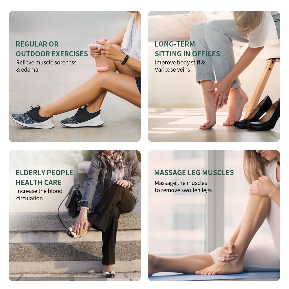 One-Stop Service Alleviate Fatigue Airbag Foot Leg Massager Air Compression Leg Massage Device