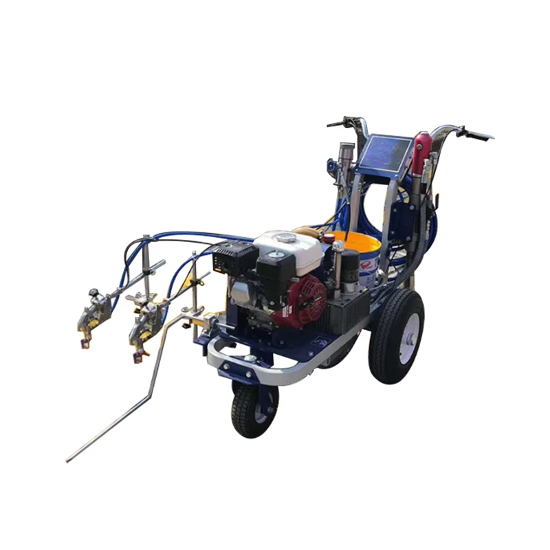 Hand Push Airless Cold Paint Road marking machine Sale In Peru