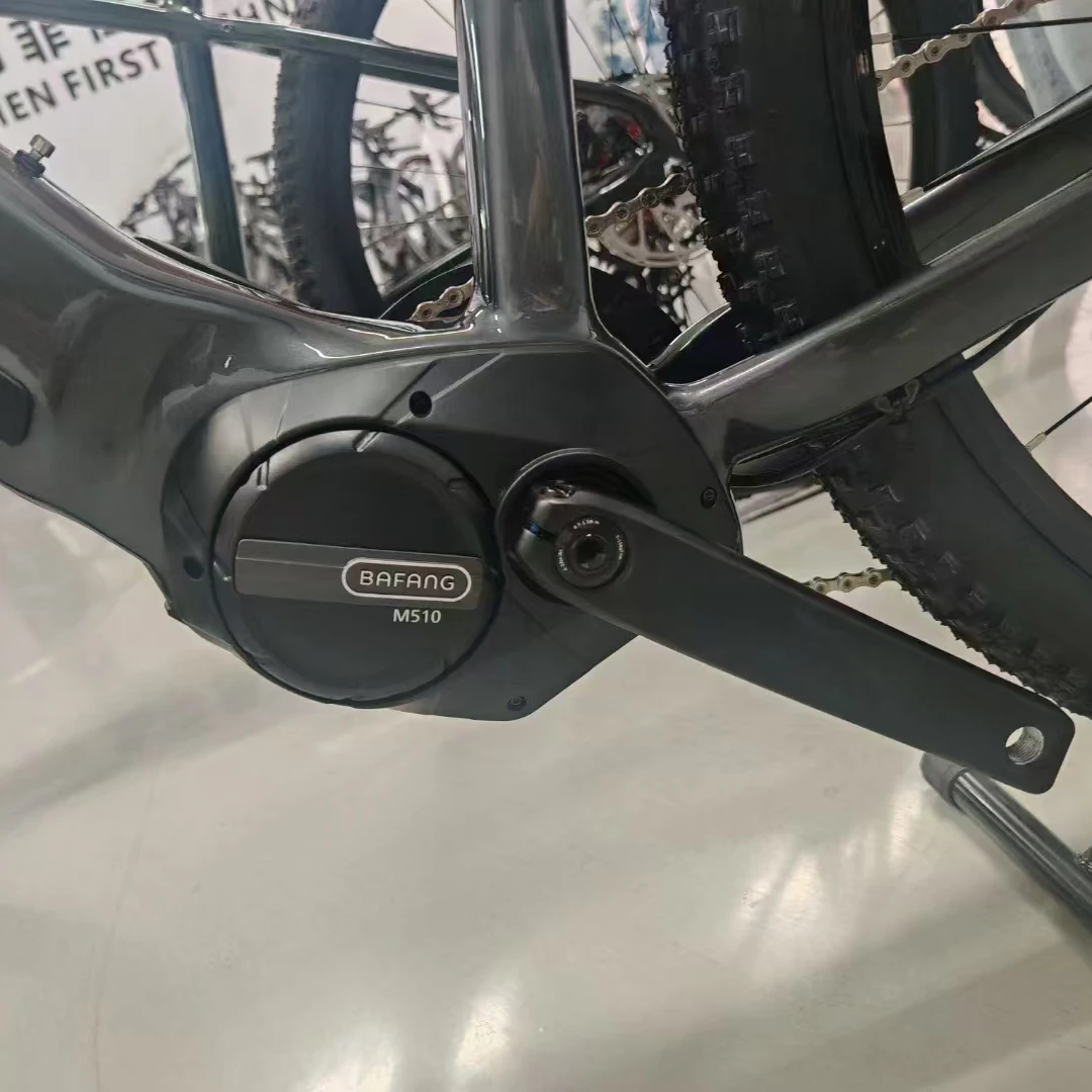 Ebike Bafang M510 Mid Drive Motor DPC030 Build-In Display 720wh e-MTB Inner Cable Frame 29ER 12S UDH Electric Mountain Bicycle