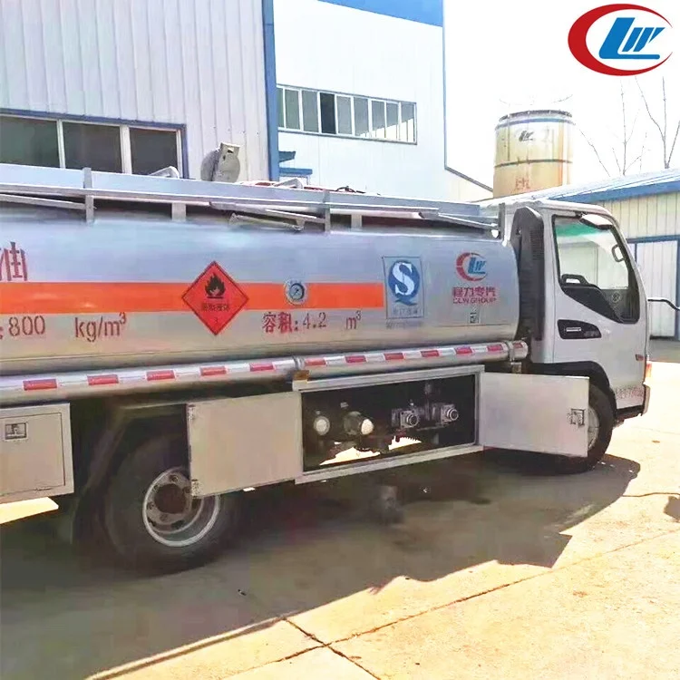 China factory sale JAC 4x2 5000L aviationfuel oil tanker truck