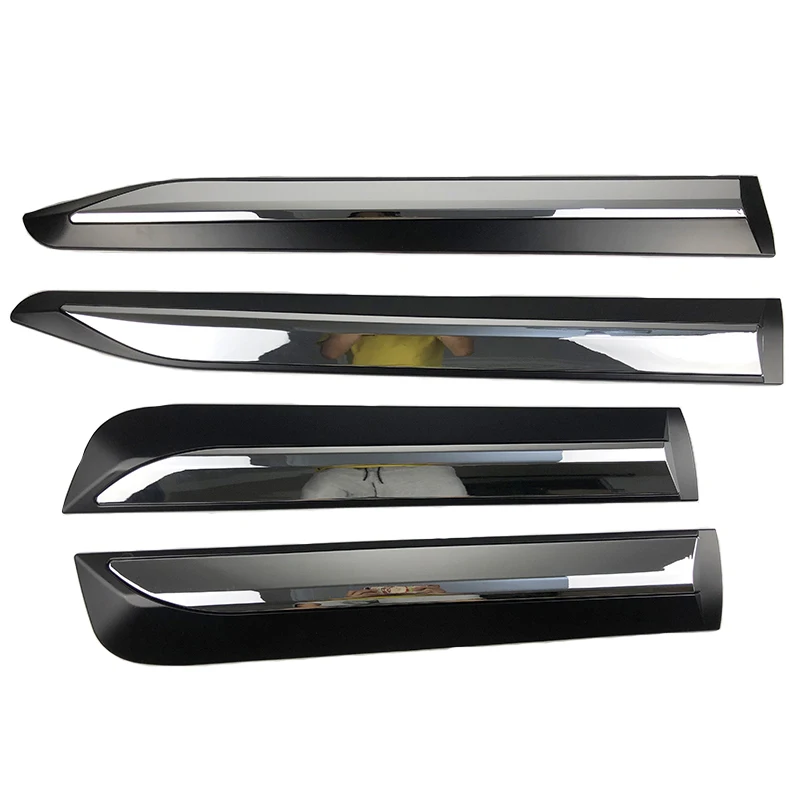 Car side trims covers chrome styling exterior auto accessories door plate cover 2015-2019 fit for hilux revo rocco
