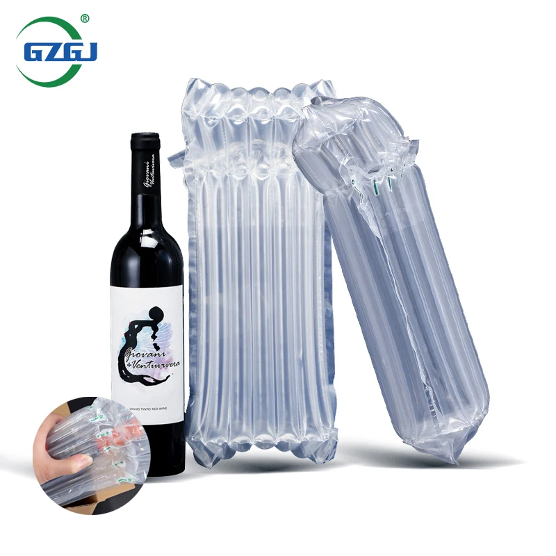 inflatable air column bags for wine bottles