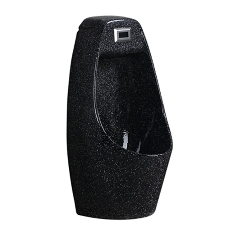 Bathroom ceramic black wall hung urinal for sale