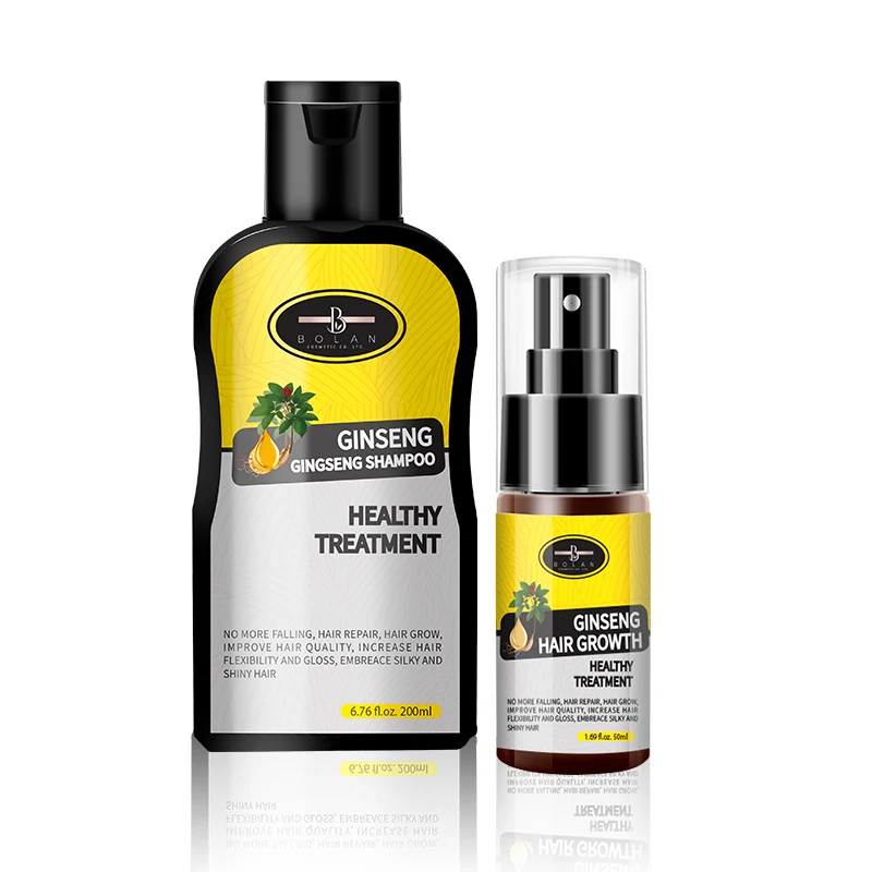 BOLAN Scalp Therapy Nature treatment Ginseng Polygonum multiflorum Chinese Herbal 2 In 1 Antihair Prevent Anti Hair Loss Shampoo