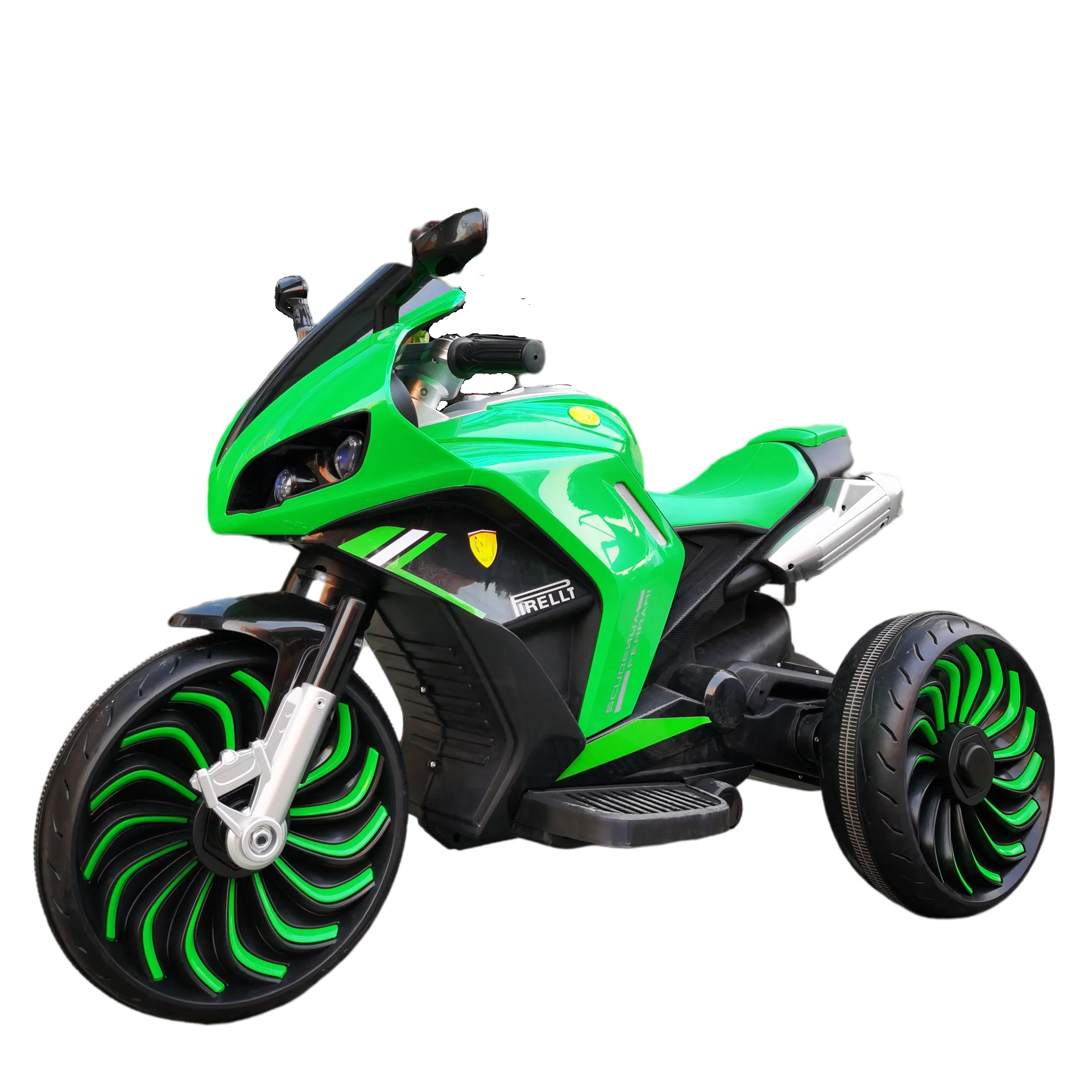 130CM Big 12/24V Battery 540W Dual Motors Drive Three Wheels Motorcycle Ride on Toys Children electric car