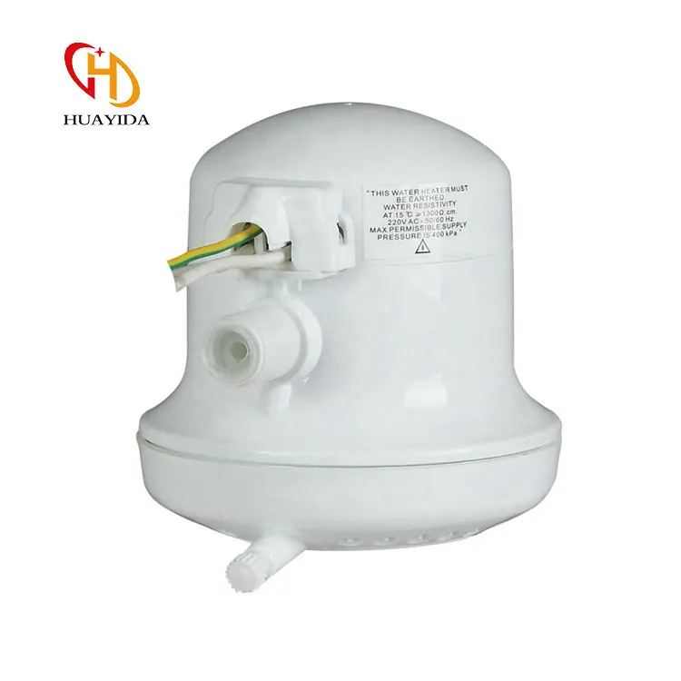 Plastic electric water heater portable for shower