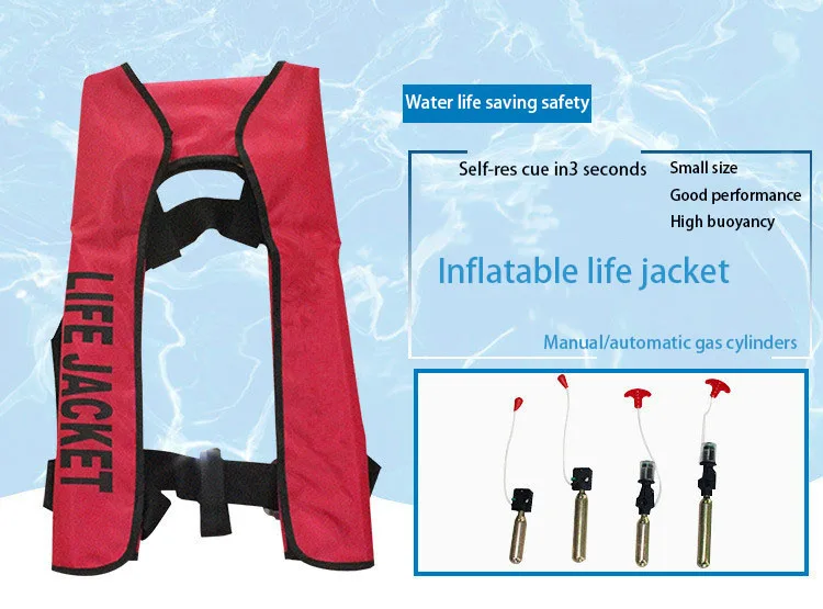 Custom Logo Jacket For Adult Rescue Light Kayaking Jet Ski Saver Type 1 Jackets Used Co2 100n Valve Baby Life Vest