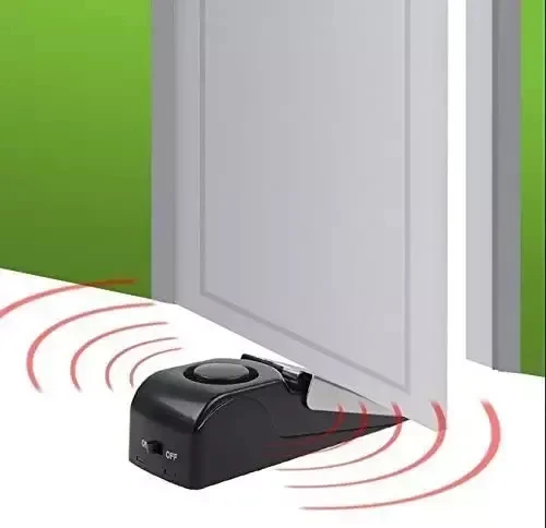 Home Office Stainless Steel Door Bedroom Living Room Security Bathroom Hotel 120 DB Anti-theft Door Stopper
