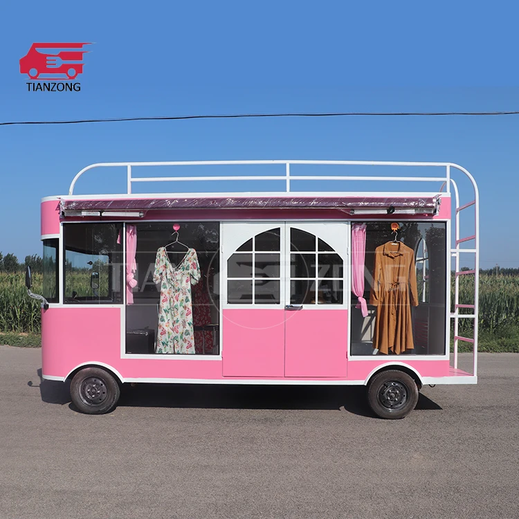 Customizable mobile clothing cart food trailers with fully equipped for Sale