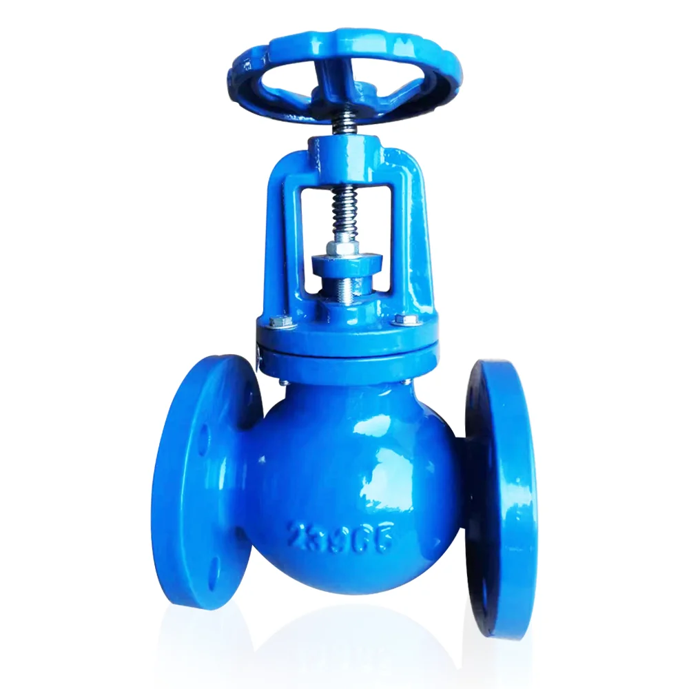 GG25 GGG40,GGG50 DIN BS High temperature forged cast iron ductile iron water national standard flange shut-off valve