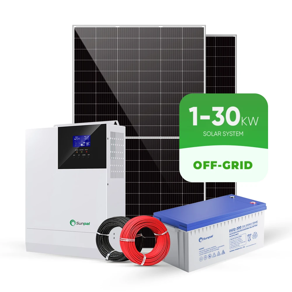 Sunpal Solar Energy System Off Grid Complete Kit 3Kw 5Kw 10Kw 15Kw Solar Panel System For Home Full