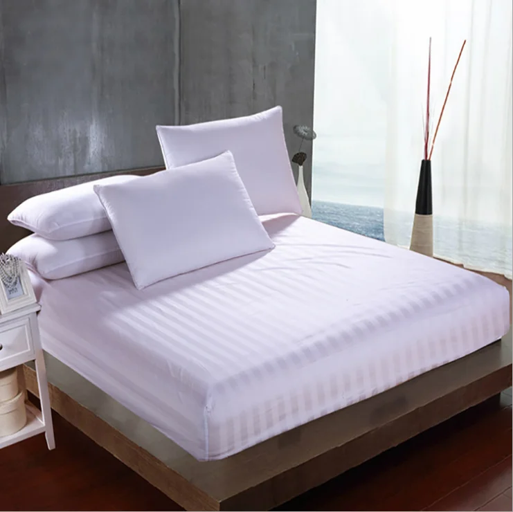 Manufacturer Supply 100 Pure Cotton Cheap flat fitted Bedsheets 4 pcs sets