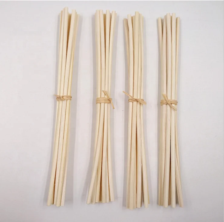 multi inventory Customize size/ shape /color  Reed Diffuser Primary Wooden Rattan Sticks