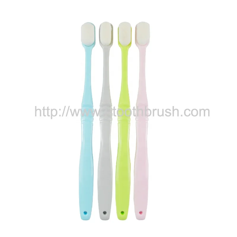 micro nano extra soft toothbrush with dust cover for family use