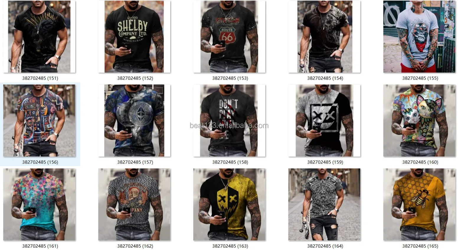 2023 Factory Wholesale Stock Man Cotton T-Shirt Custom Logo Basic Plain V Neck Men Tshirts Blank T Shirts