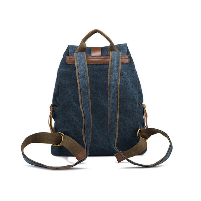 New model custom school bag canvas teens modern school backpacks sachels traveling rucksack for boys