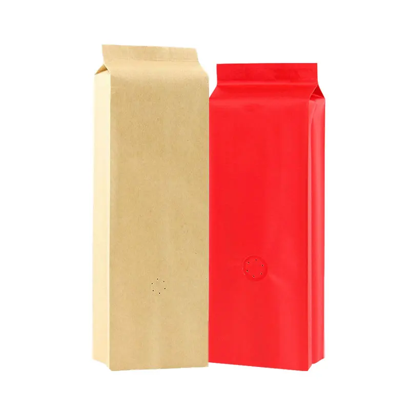 In Stock 250g 0.5Lb Small Digital Custom Printing Indonesia Black Roast Gusseted Side Gusset Coffee Bag