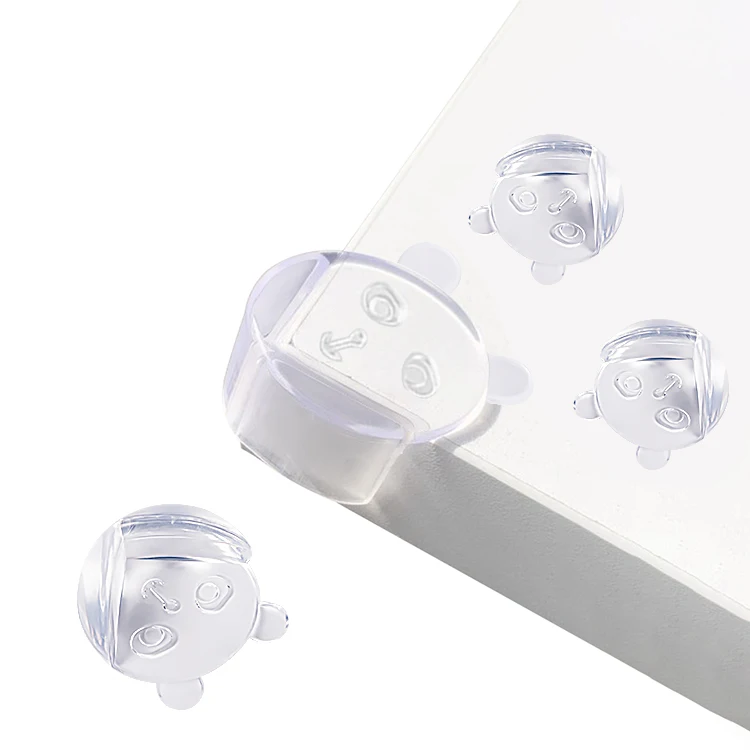Transparent Round Smile Baby Safty Child Protection Corner Guards for furniture sharp corners