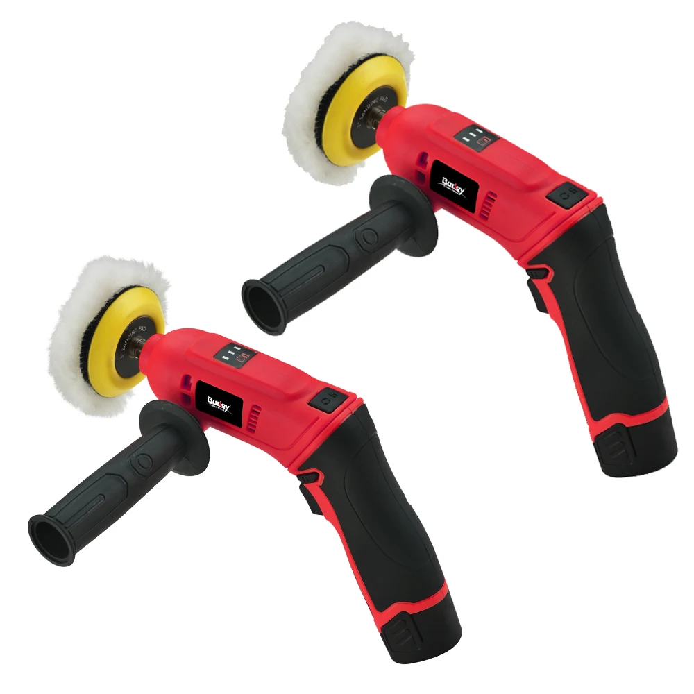 Burley Mini 12V Rotary Car Polisher Set For Car Detailing