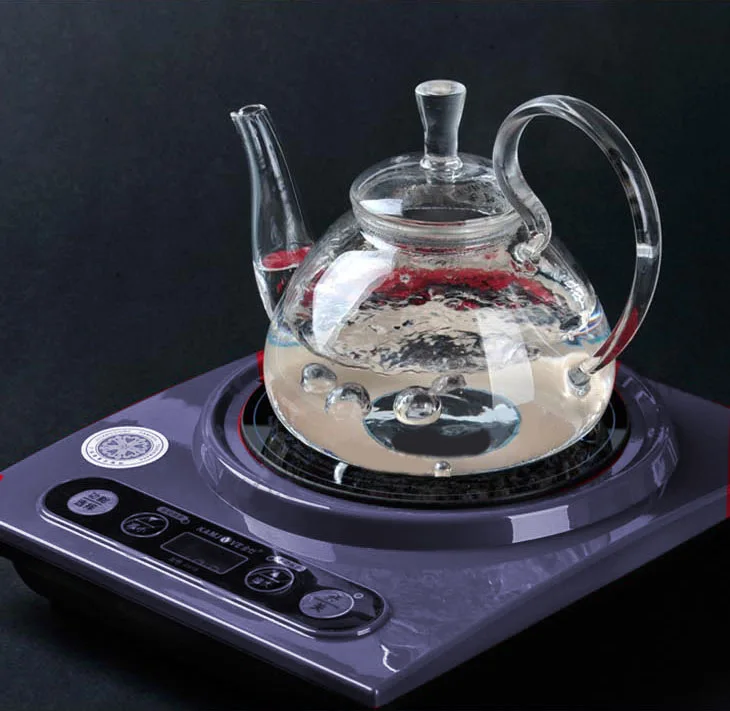 20oz High borosilicate single layer glass teapot can be directly on the fire  meet LFGB