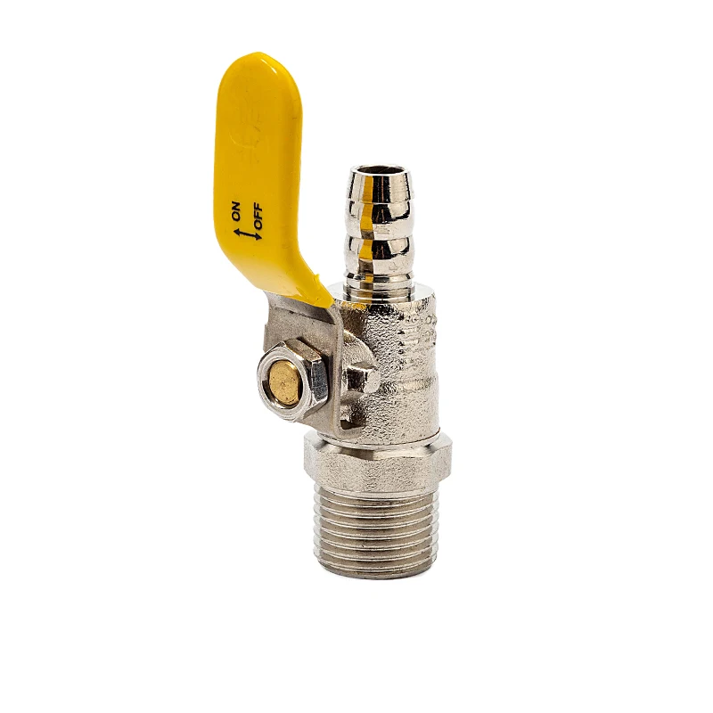 All Copper Small Single Mouth Pagoda Outer Silk Tooth Gas Valve Handle Gas Valve Natural Gas Ball Valve Switch