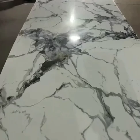 Modern Grid Background Wall Board Bamboo Charcoal Fiber Living Room Bathroom Bedroom Moisture-Proof WPC PVC Apartments Hotels