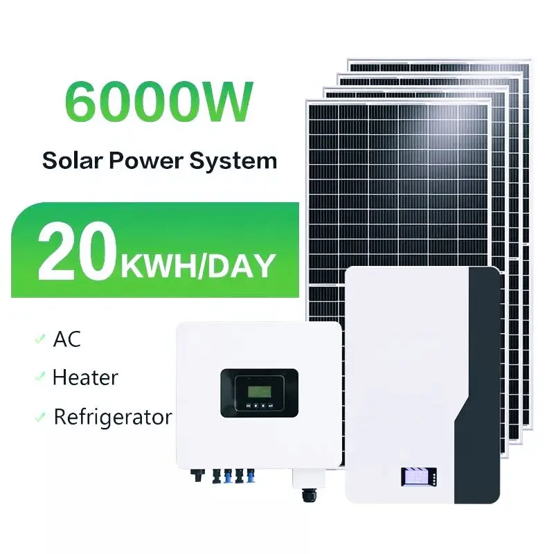 JinKO Solar Panels Good Price Off Grid Solar Energy System 3KW 5KW 10KW Stacked Solar Power System For Home