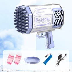 Kids 69 Holes Led Rocket Launcher Bubble Gun Maker, Bubble Gun Toys Manufacturers, Electrical Bubble Gun Toy