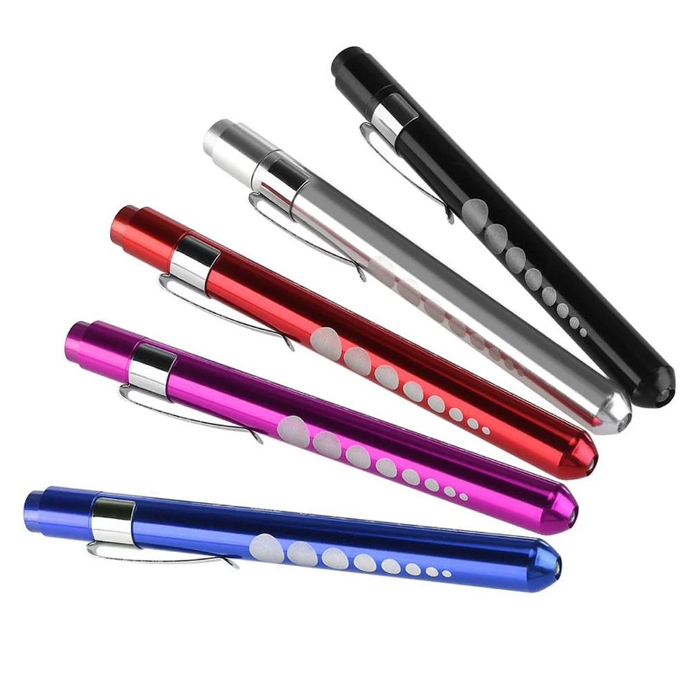 Fumao Medical Light Pen Light White/Yellow/UV LED Penlight Doctor Nurse Medical Pen Torch