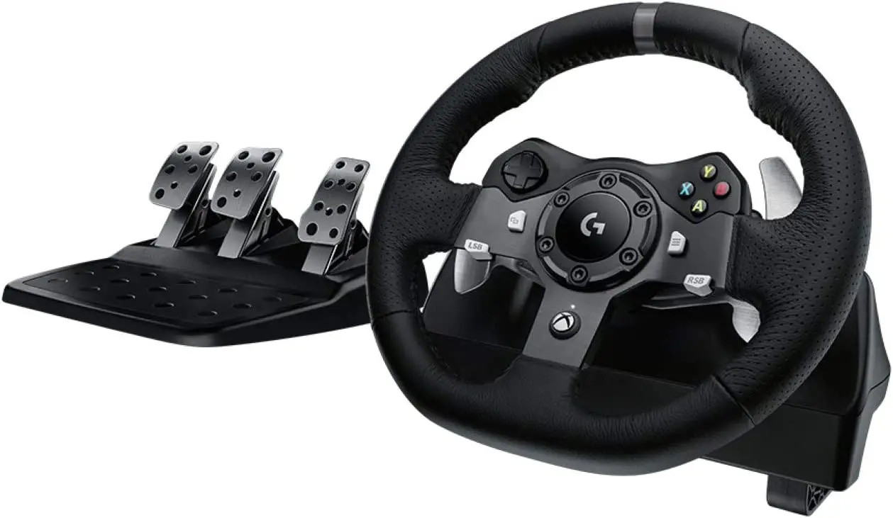 Logitechs G920 Гоночное колесо с двигательной силой Logitech комплект переключателей нержавеющая сталь