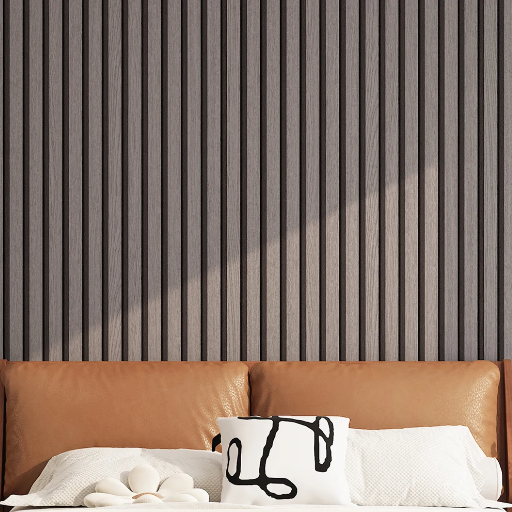 Bathroom 3d Wood Waterproof Peel and Stick Vinyl Wall Tile Adhesive