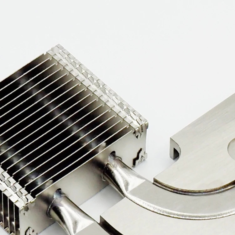 Pure copper shovel tooth radiator factory Water cooling fin Industrial control high-density tooth radiator