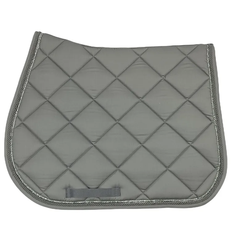 Supplier top quality english western equestrian dressage sheepskin satin pads saddles for horses racing