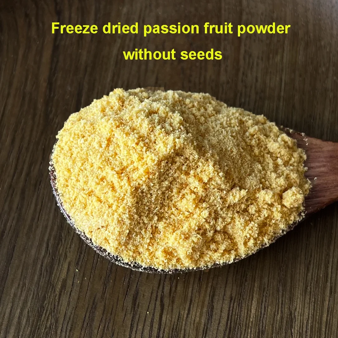 China fruit manufacturer healthy frozen dried fruit tea ingredient freeze dried passion fruit chunks
