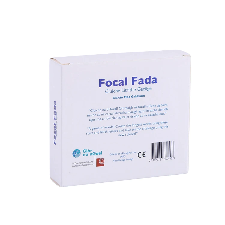 High quality portable Game Card Study Card High Quality Wholesale Printing Other Educational Toys