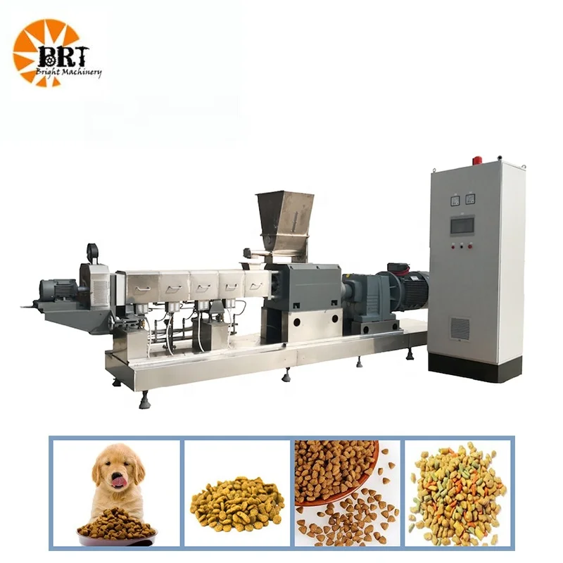 pedigree dog food making machine extruder pet feed processing line
