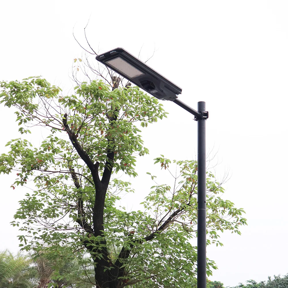 Low Price High Lumen Motion Sensor Outdoor Road Project Streetlight Lamp All In One Led Solar Street Light With Cctv Camera 4g